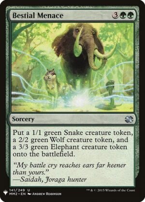 Bestial Menace<br /><span class="collector-number">Collector No. MM2-141</span>