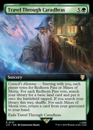 Travel Through Caradhras<br /><span class="collector-number">Collector No. 127</span>