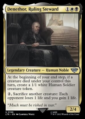 Denethor, Ruling Steward<br /><span class="collector-number">Collector No. 198</span>