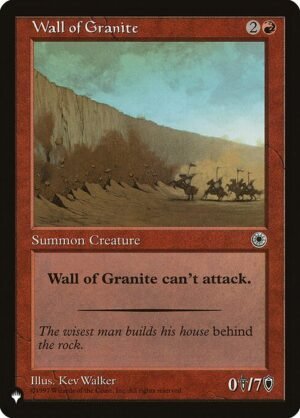 Wall of Granite<br /><span class="collector-number">Collector No. POR-155</span>