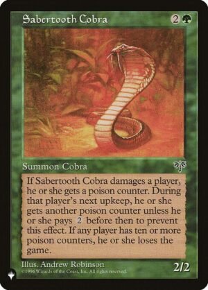 Sabertooth Cobra<br /><span class="collector-number">Collector No. MIR-238</span>