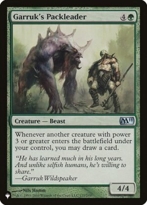 Garruk's Packleader<br /><span class="collector-number">Collector No. M11-177</span>