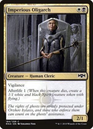 Imperious Oligarch<br /><span class="collector-number">Collector No. 184</span>