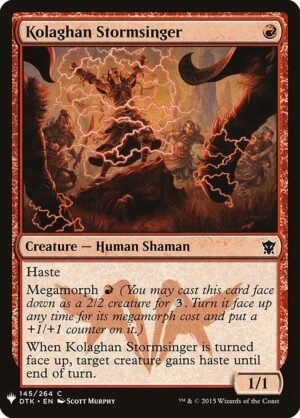 Kolaghan Stormsinger<br /><span class="collector-number">Collector No. DTK-145</span>