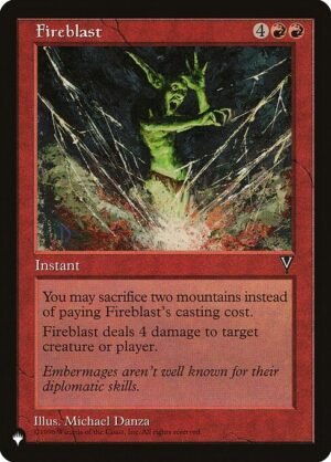 Fireblast<br /><span class="collector-number">Collector No. VIS-79</span>