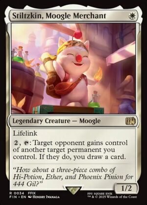 Stiltzkin, Moogle Merchant - Foil<br /><span class="collector-number">Collector No. 34</span>