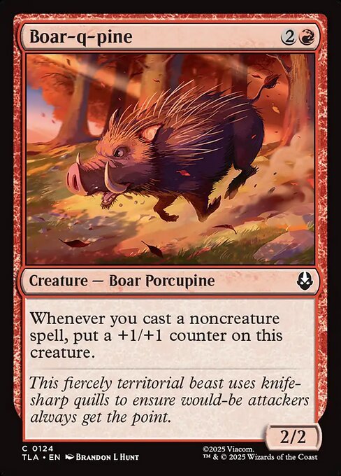 Boar-q-pine<br /><span class="collector-number">Collector No. 124</span>