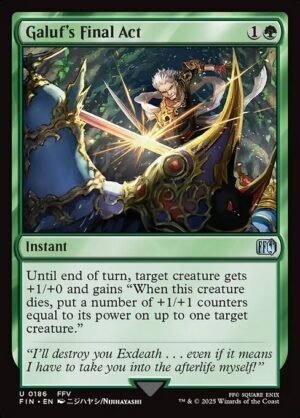 Galuf's Final Act<br /><span class="collector-number">Collector No. 186</span>