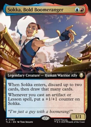 Sokka, Bold Boomeranger<br /><span class="collector-number">Collector No. 383</span>