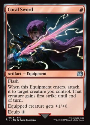 Coral Sword<br /><span class="collector-number">Collector No. 134</span>