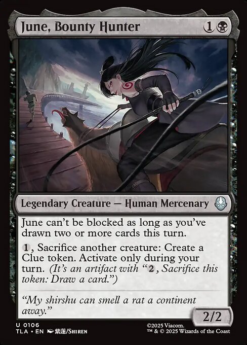 June, Bounty Hunter<br /><span class="collector-number">Collector No. 106</span>