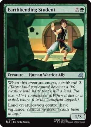 Earthbending Student - Foil<br /><span class="collector-number">Collector No. 249</span>