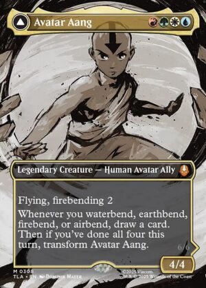 Avatar Aang // Aang, Master of Elements - Foil<br /><span class="collector-number">Collector No. 308</span>