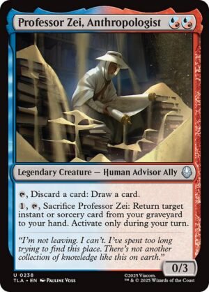 Professor Zei, Anthropologist<br /><span class="collector-number">Collector No. 238</span>