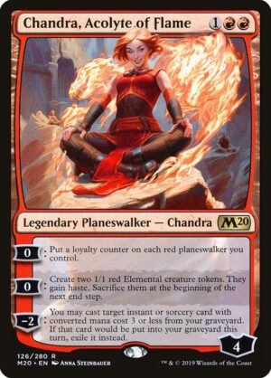 Chandra, Acolyte of Flame - Foil<br /><span class="collector-number">Collector No. 126</span>
