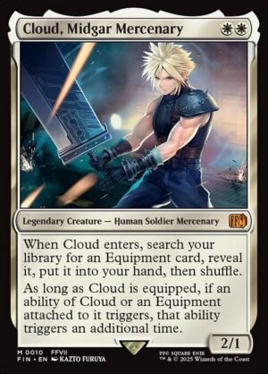 Cloud, Midgar Mercenary<br /><span class="collector-number">Collector No. 10</span>