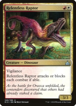 Relentless Raptor<br /><span class="collector-number">Collector No. 169</span>