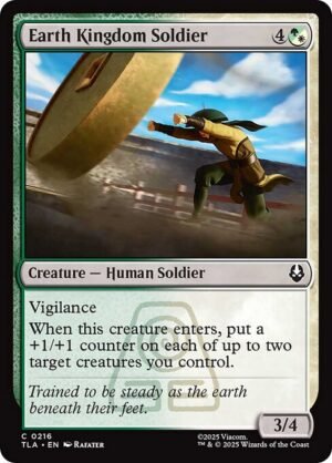 Earth Kingdom Soldier<br /><span class="collector-number">Collector No. 216</span>