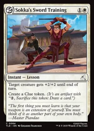 Sokka's Sword Training<br /><span class="collector-number">Collector No. 84</span>