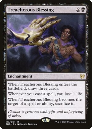 Treacherous Blessing - Foil<br /><span class="collector-number">Collector No. 117</span>