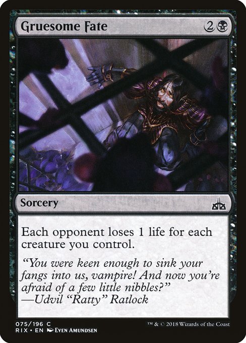 Gruesome Fate<br /><span class="collector-number">Collector No. 75</span>