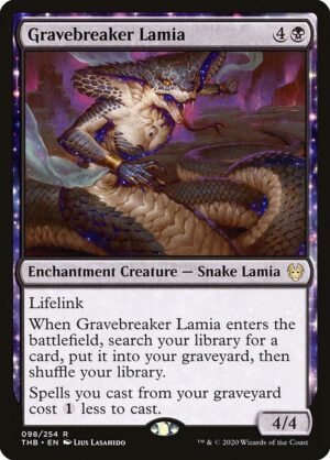 Gravebreaker Lamia<br /><span class="collector-number">Collector No. 98</span>