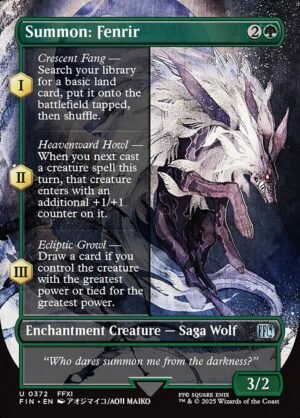 Summon: Fenrir<br /><span class="collector-number">Collector No. 372</span>
