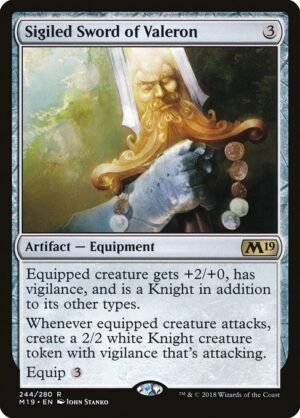 Sigiled Sword of Valeron<br /><span class="collector-number">Collector No. 244</span>