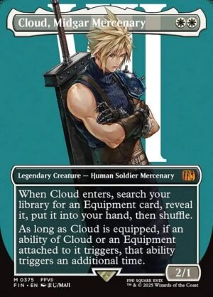 Cloud, Midgar Mercenary<br /><span class="collector-number">Collector No. 375</span>