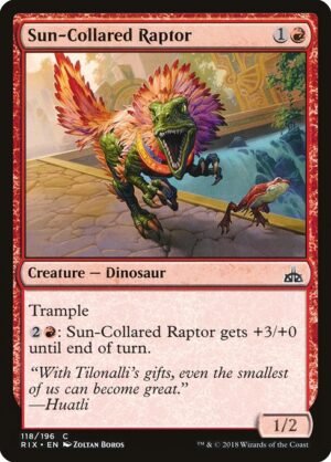 Sun-Collared Raptor<br /><span class="collector-number">Collector No. 118</span>