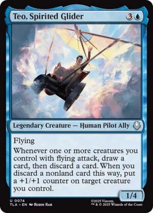 Teo, Spirited Glider<br /><span class="collector-number">Collector No. 74</span>