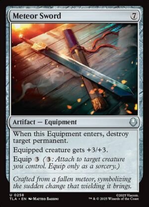 Meteor Sword<br /><span class="collector-number">Collector No. 258</span>
