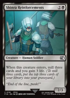 Shinra Reinforcements<br /><span class="collector-number">Collector No. 118</span>