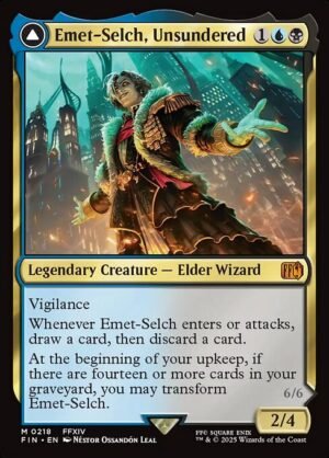 Emet-Selch, Unsundered // Hades, Sorcerer of Eld<br /><span class="collector-number">Collector No. 218</span>