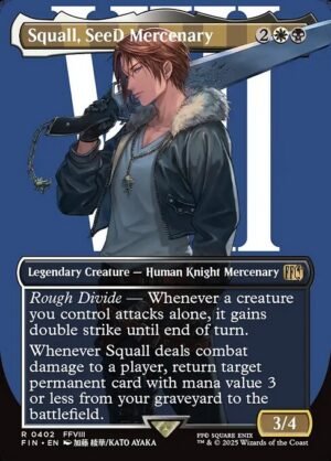 Squall, SeeD Mercenary<br /><span class="collector-number">Collector No. 402</span>