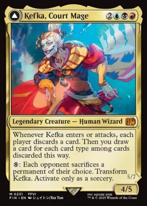 Kefka, Court Mage // Kefka, Ruler of Ruin - Foil<br /><span class="collector-number">Collector No. 231</span>