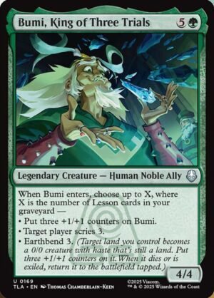 Bumi, King of Three Trials<br /><span class="collector-number">Collector No. 169</span>