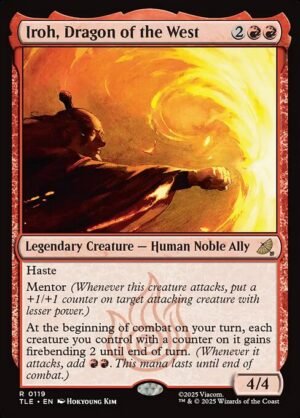 Iroh, Dragon of the West<br /><span class="collector-number">Collector No. 119</span>