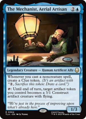The Mechanist, Aerial Artisan - Foil<br /><span class="collector-number">Collector No. 64</span>