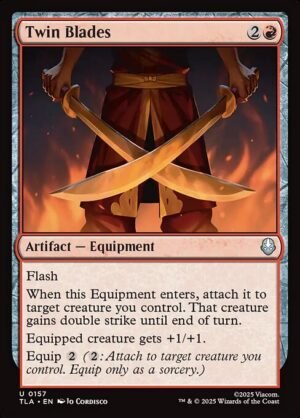 Twin Blades<br /><span class="collector-number">Collector No. 157</span>