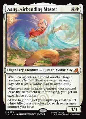 Aang, Airbending Master<br /><span class="collector-number">Collector No. 74</span>