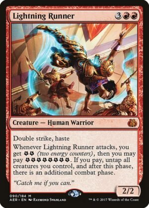 Lightning Runner - Foil<br /><span class="collector-number">Collector No. 90</span>