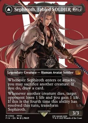 Sephiroth, Fabled SOLDIER // Sephiroth, One-Winged Angel<br /><span class="collector-number">Collector No. 382</span>