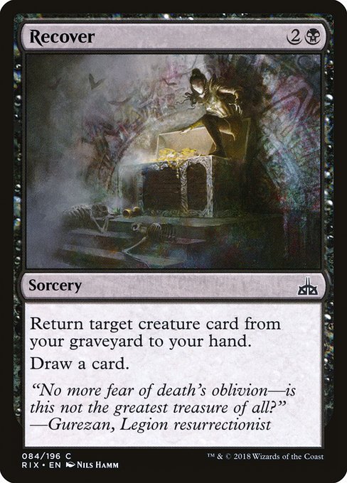 Recover<br /><span class="collector-number">Collector No. 84</span>