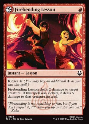Firebending Lesson<br /><span class="collector-number">Collector No. 138</span>