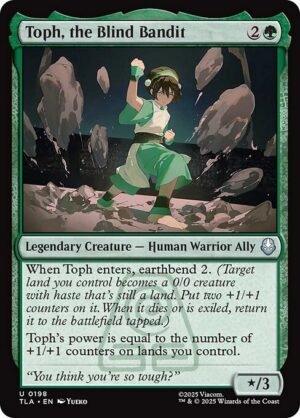 Toph, the Blind Bandit<br /><span class="collector-number">Collector No. 198</span>