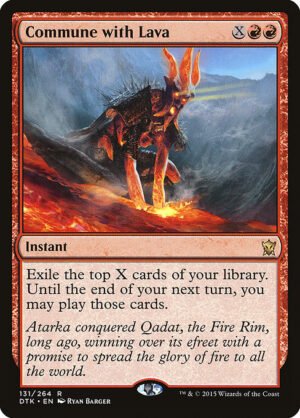 Commune with Lava<br /><span class="collector-number">Collector No. 131</span>