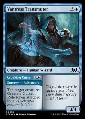Vantress Transmuter // Croaking Curse<br /><span class="collector-number">Collector No. 75</span>