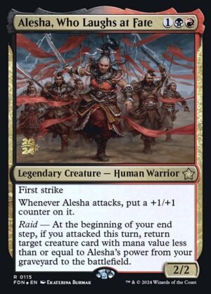 Alesha, Who Laughs at Fate - Foil<br /><span class="collector-number">Collector No. 115s</span>