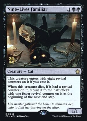 Nine-Lives Familiar - Foil<br /><span class="collector-number">Collector No. 66s</span>